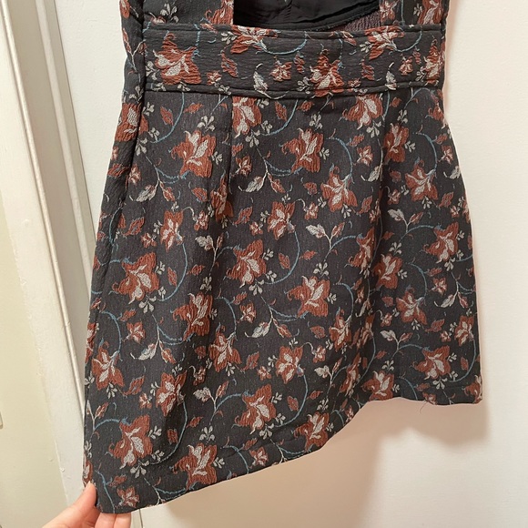 Free People Structured Floral Mini Dress - Picture 13 of 16